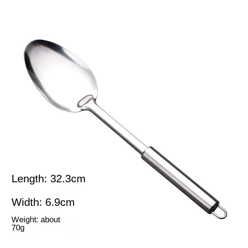 Durable Stainless Steel Long Handle Kitchen Gadgets Kitchen Cooking Set Steak Shovel Cooking Tools