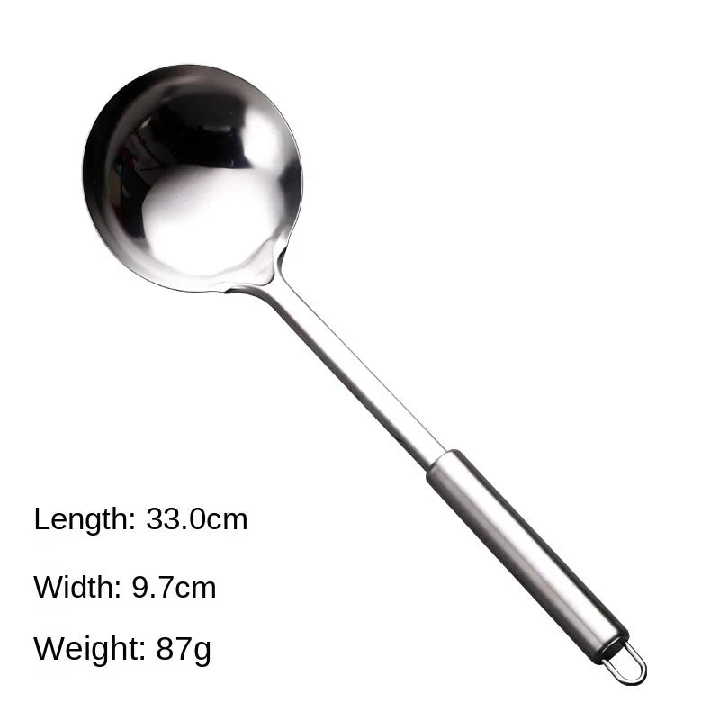 Durable Stainless Steel Long Handle Kitchen Gadgets Kitchen Cooking Set Steak Shovel Cooking Tools