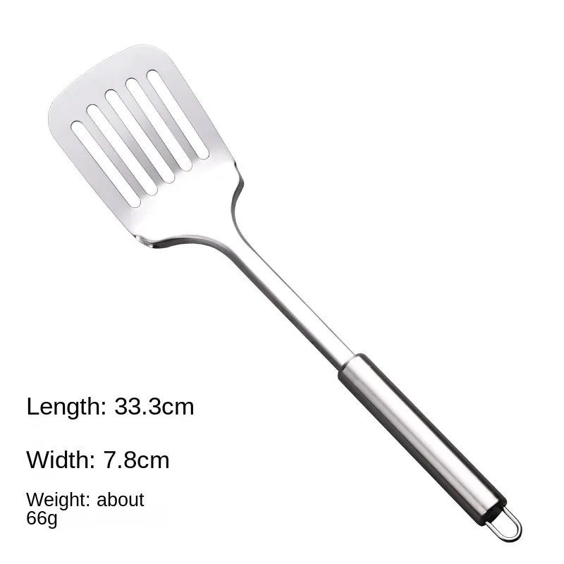 Durable Stainless Steel Long Handle Kitchen Gadgets Kitchen Cooking Set Steak Shovel Cooking Tools