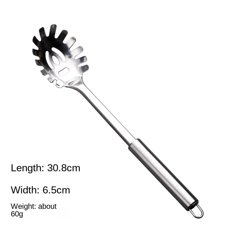 Durable Stainless Steel Long Handle Kitchen Gadgets Kitchen Cooking Set Steak Shovel Cooking Tools
