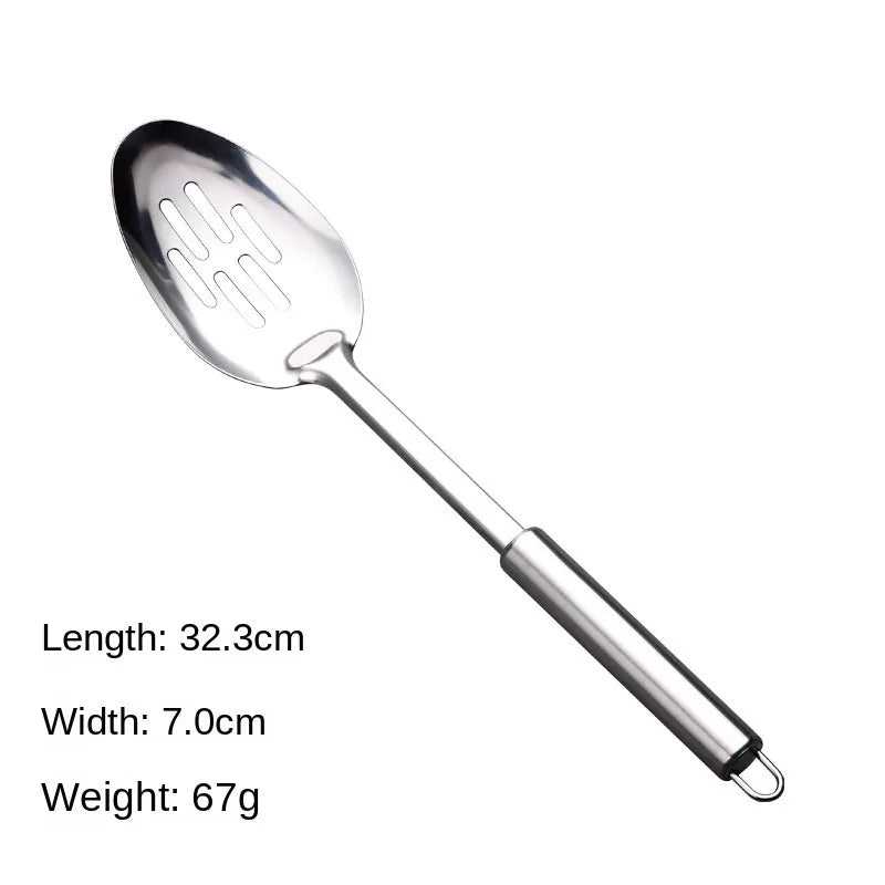 Durable Stainless Steel Long Handle Kitchen Gadgets Kitchen Cooking Set Steak Shovel Cooking Tools