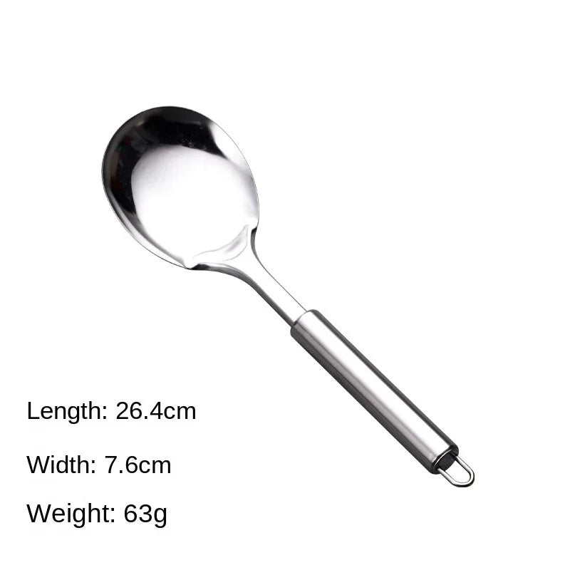 Durable Stainless Steel Long Handle Kitchen Gadgets Kitchen Cooking Set Steak Shovel Cooking Tools