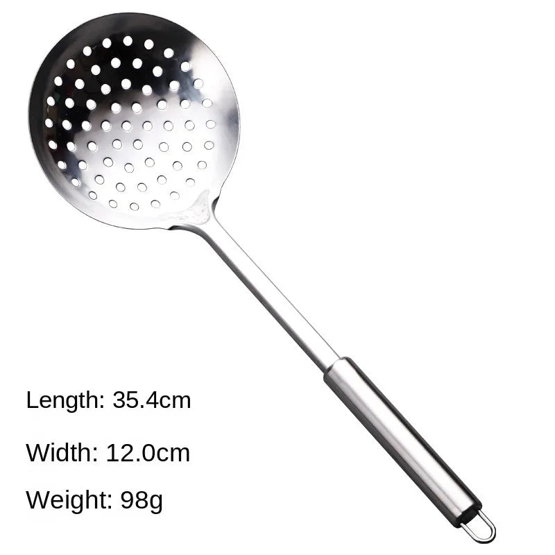 Durable Stainless Steel Long Handle Kitchen Gadgets Kitchen Cooking Set Steak Shovel Cooking Tools