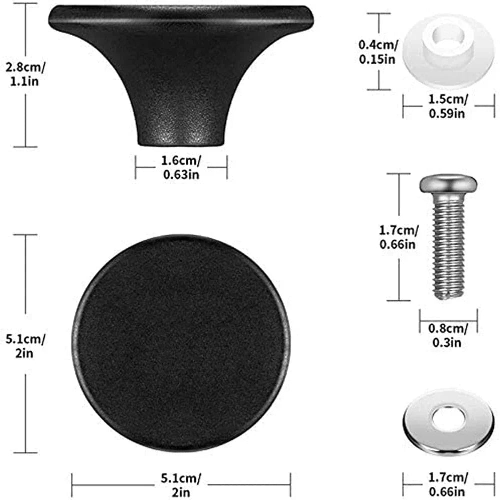 Oven Knob for  Knob Replacement, Knob Replacement Oven Pots Knob Pot Lid Handle 2 Sets